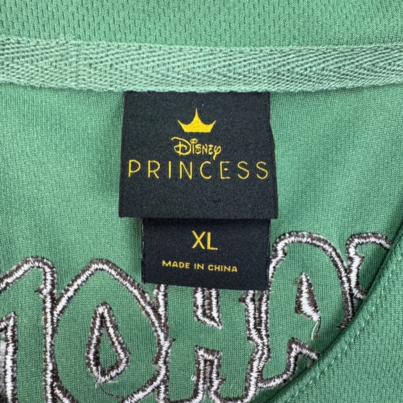 BoxLunch Disney Princess Pocahontas Meeko Baseball Jersey Green XL 95 Mens - Picture 5 of 8